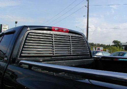 Willpak Rear Window Louvers 02-08 Dodge Ram with Slider